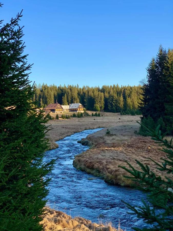 Horska Kvilda - Ubytovani U Chvalu Exterior foto